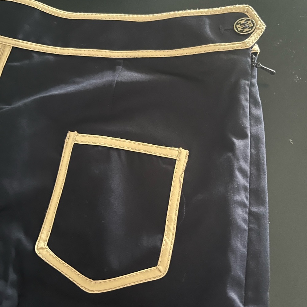 Tory Burch navy blue skirt - Picture 6 of 7